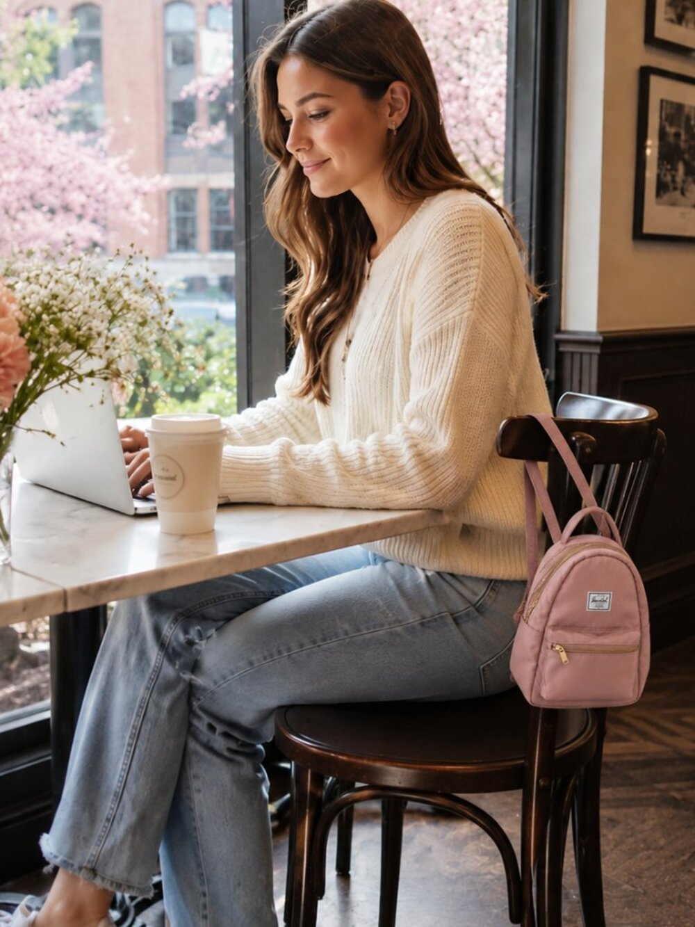 Herschel Nova Mini Backpack Blush Pink NWT Small Travel Daypack Lightweight NEW